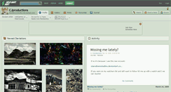 Desktop Screenshot of cjproductions.deviantart.com