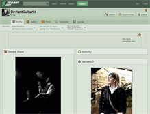 Tablet Screenshot of deviantguitarist.deviantart.com