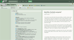 Desktop Screenshot of deep-thinkers.deviantart.com