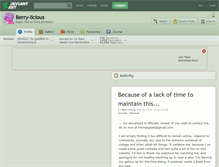 Tablet Screenshot of berry-licious.deviantart.com
