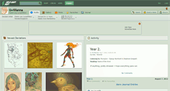 Desktop Screenshot of gwillianna.deviantart.com