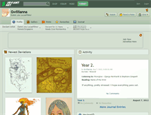 Tablet Screenshot of gwillianna.deviantart.com