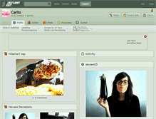 Tablet Screenshot of carito.deviantart.com