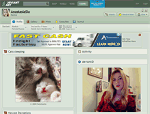 Tablet Screenshot of anastasiasia.deviantart.com