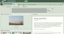 Desktop Screenshot of antarcticdreamer.deviantart.com