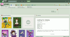 Desktop Screenshot of halfcatgirl.deviantart.com