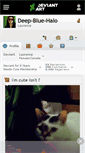 Mobile Screenshot of deep-blue-halo.deviantart.com