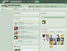 Tablet Screenshot of fans-of-faunida.deviantart.com