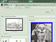 Tablet Screenshot of noorr.deviantart.com