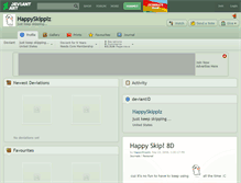 Tablet Screenshot of happyskipplz.deviantart.com