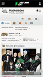 Mobile Screenshot of maskerades.deviantart.com