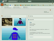 Tablet Screenshot of cija.deviantart.com