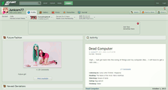 Desktop Screenshot of junicorn77.deviantart.com