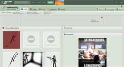 Desktop Screenshot of heimaokitty.deviantart.com