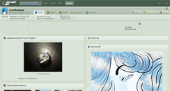 Desktop Screenshot of everbreeze.deviantart.com