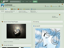 Tablet Screenshot of everbreeze.deviantart.com