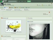 Tablet Screenshot of fake--wings.deviantart.com