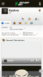Mobile Screenshot of kyutwo.deviantart.com