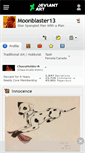 Mobile Screenshot of moonblaster13.deviantart.com