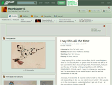 Tablet Screenshot of moonblaster13.deviantart.com