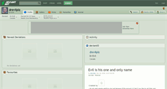 Desktop Screenshot of drevilplz.deviantart.com