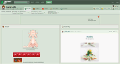 Desktop Screenshot of lunarlotis.deviantart.com