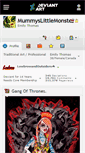 Mobile Screenshot of mummyslittlemonster.deviantart.com