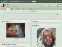 Tablet Screenshot of jonesal.deviantart.com