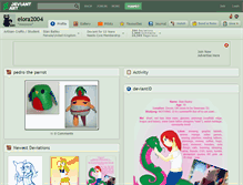 Tablet Screenshot of elora2004.deviantart.com