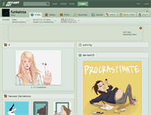 Tablet Screenshot of funkaloza.deviantart.com