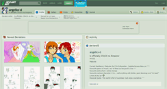 Desktop Screenshot of angelics-d.deviantart.com