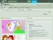 Tablet Screenshot of angelics-d.deviantart.com