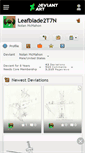 Mobile Screenshot of leafblade2t7n.deviantart.com