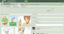 Desktop Screenshot of dia33artemis.deviantart.com