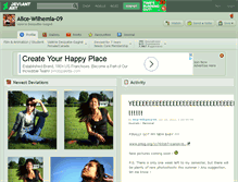Tablet Screenshot of alice-wilhemia-09.deviantart.com