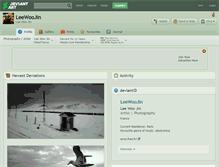 Tablet Screenshot of leewoojin.deviantart.com