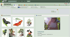Desktop Screenshot of footinadream.deviantart.com