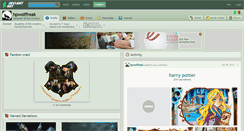 Desktop Screenshot of hpwolffreak.deviantart.com
