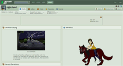 Desktop Screenshot of night-howl.deviantart.com