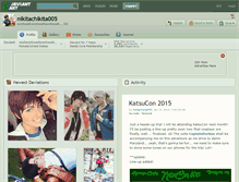 Tablet Screenshot of nikitachikita005.deviantart.com