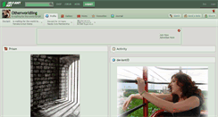 Desktop Screenshot of otherworldling.deviantart.com