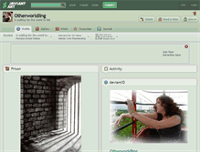 Tablet Screenshot of otherworldling.deviantart.com