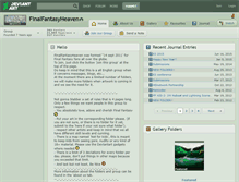 Tablet Screenshot of finalfantasyheaven.deviantart.com