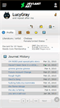 Mobile Screenshot of lucygray.deviantart.com