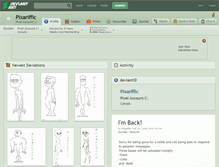 Tablet Screenshot of pixariffic.deviantart.com