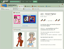 Tablet Screenshot of masterjams.deviantart.com