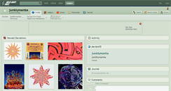 Desktop Screenshot of jumblymamba.deviantart.com