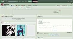 Desktop Screenshot of loveheart.deviantart.com