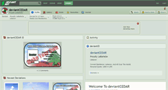 Desktop Screenshot of deviantcedar.deviantart.com