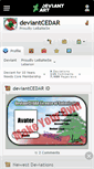 Mobile Screenshot of deviantcedar.deviantart.com